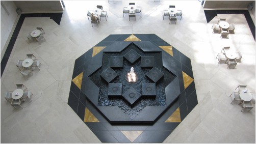 Fountain interior: Museum of Islamic Arts Doha, Qatar.